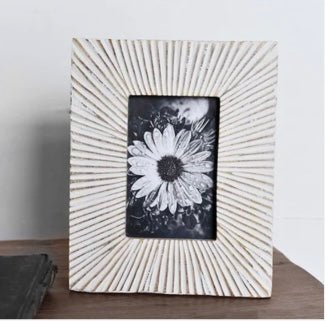 6x4 Sunburst Frame Wood - Ballyhoo Boutique and Gift