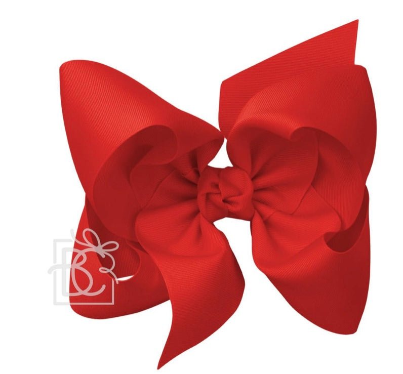 7.5 Bow w/ Knot on French Clip - Ballyhoo Boutique and Gift