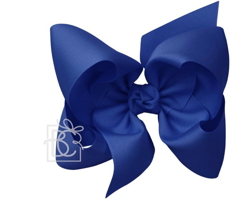7.5 Bow w/ Knot on French Clip - Ballyhoo Boutique and Gift