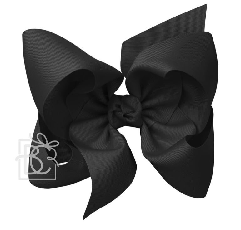 7.5 Bow w/ Knot on French Clip - Ballyhoo Boutique and Gift