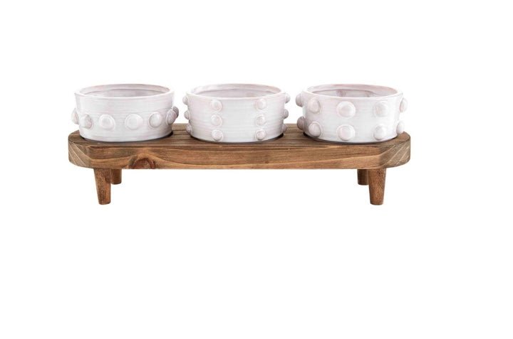 bead dip bowl & stand set - Ballyhoo Boutique and Gift