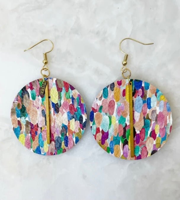 Blu Gertrude Earrings - Ballyhoo Boutique and Gift