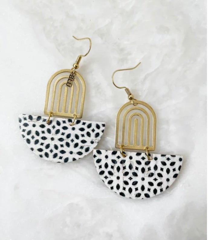 Blu Gertrude Earrings - Ballyhoo Boutique and Gift