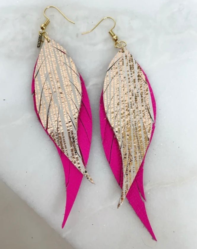 Blu Gertrude Earrings - Ballyhoo Boutique and Gift