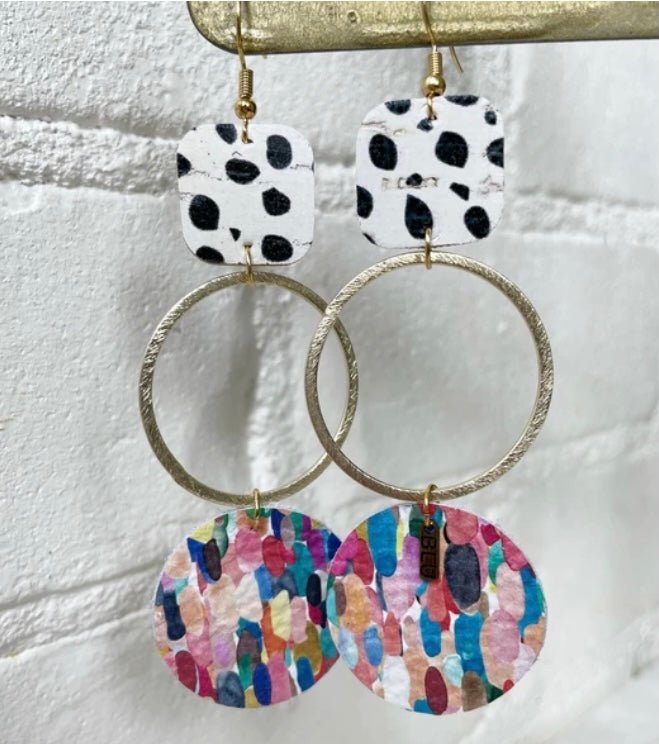 Blu Gertrude Earrings - Ballyhoo Boutique and Gift