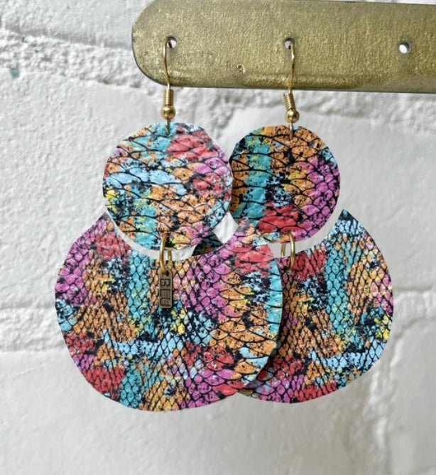 Blu Gertrude Earrings - Ballyhoo Boutique and Gift