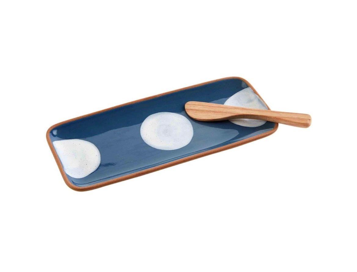 Blue Everything Plate Set - Ballyhoo Boutique and Gift