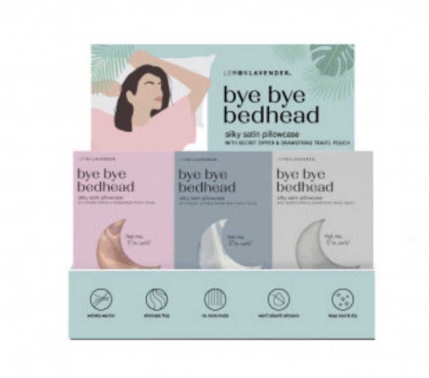 Bye Bye Bedhead Pillow Case - Ballyhoo Boutique and Gift