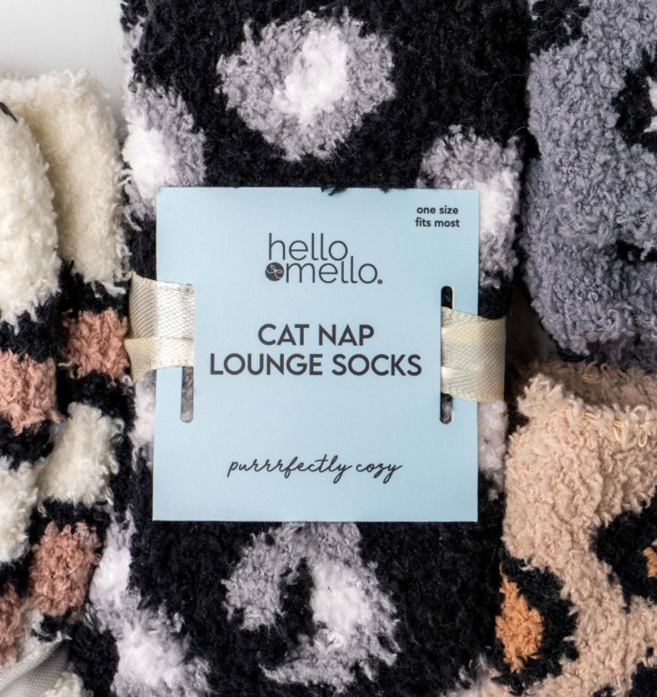 Cat Nap Lounge Socks - Ballyhoo Boutique and Gift