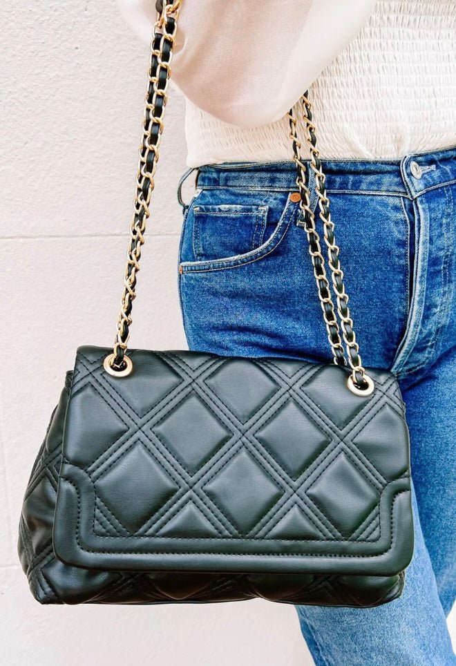 Cecillia quilted handbag - Ballyhoo Boutique and Gift