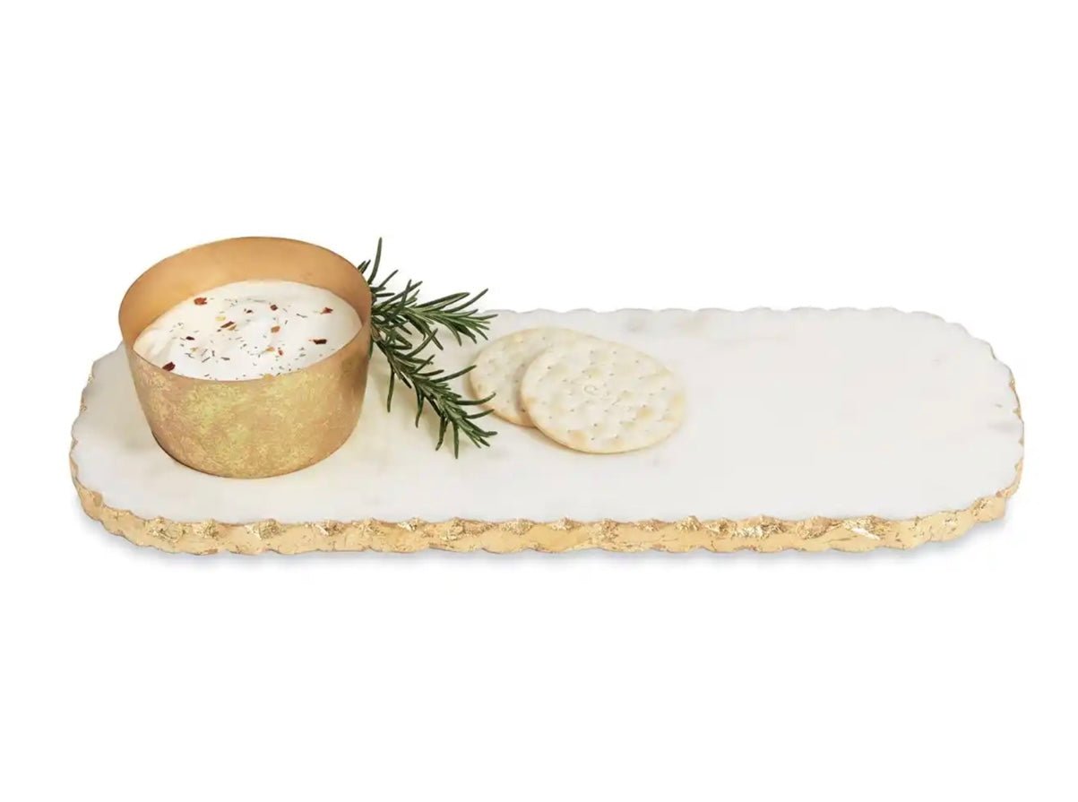 Chipped Marble Dip Tray Set - Ballyhoo Boutique and Gift