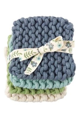 Colorful Crochet Coasters - Ballyhoo Boutique and Gift