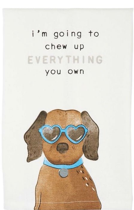 Dog Sentiment Towels - Ballyhoo Boutique and Gift