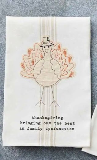 family dysfunction hand towel - Ballyhoo Boutique and Gift