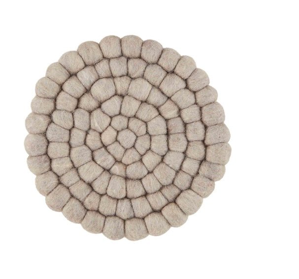 felted round trivets - Ballyhoo Boutique and Gift