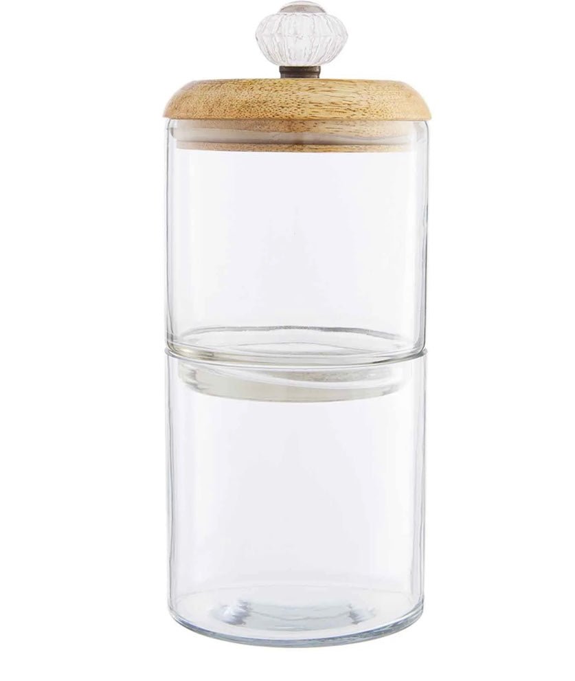 glass knob storage container - Ballyhoo Boutique and Gift