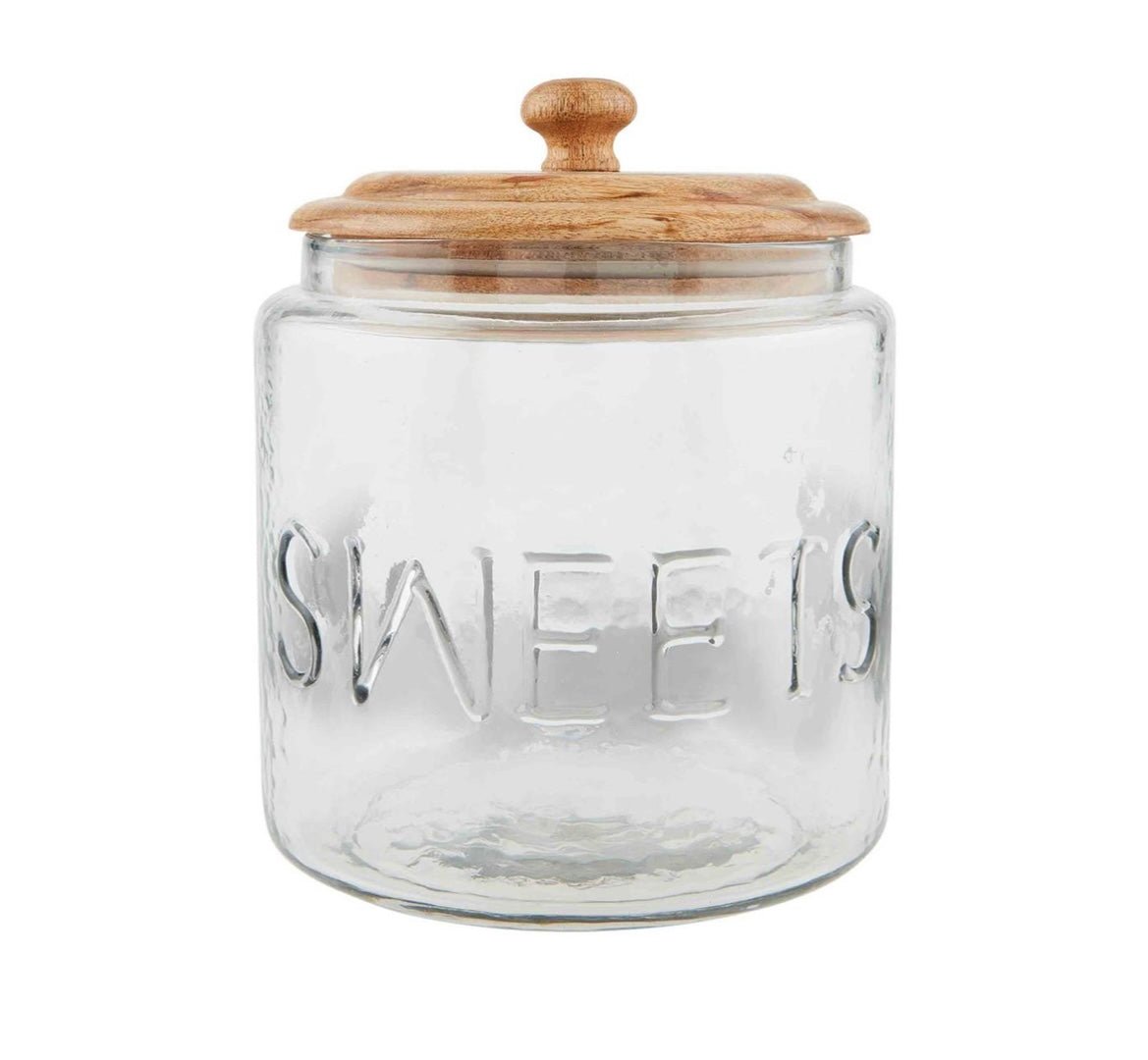 Glass Sweets Jar - Ballyhoo Boutique and Gift