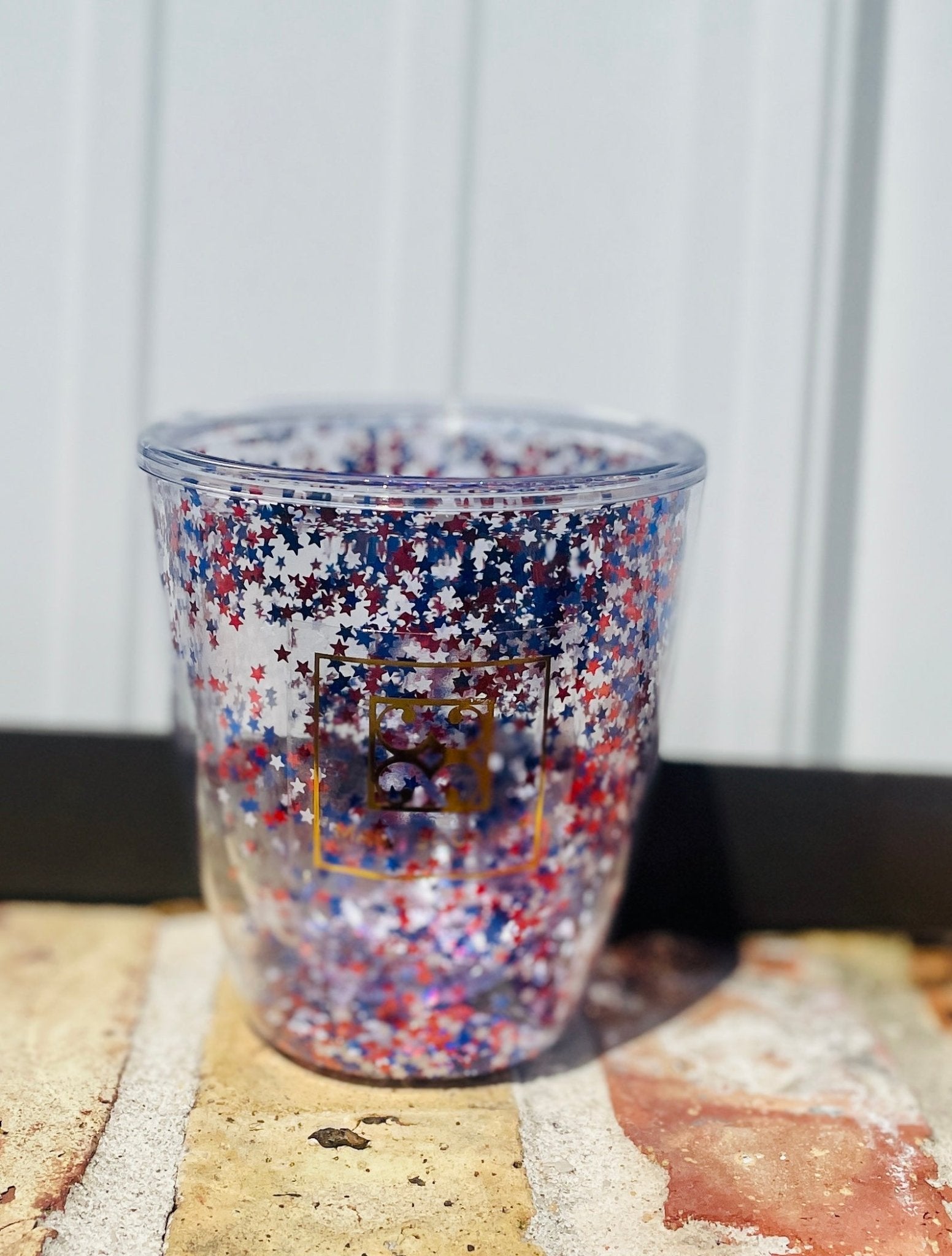 Glitter acrylic wine glass - Ballyhoo Boutique and Gift