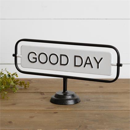 Good Night/Good Day Flip Sign - Ballyhoo Boutique and Gift