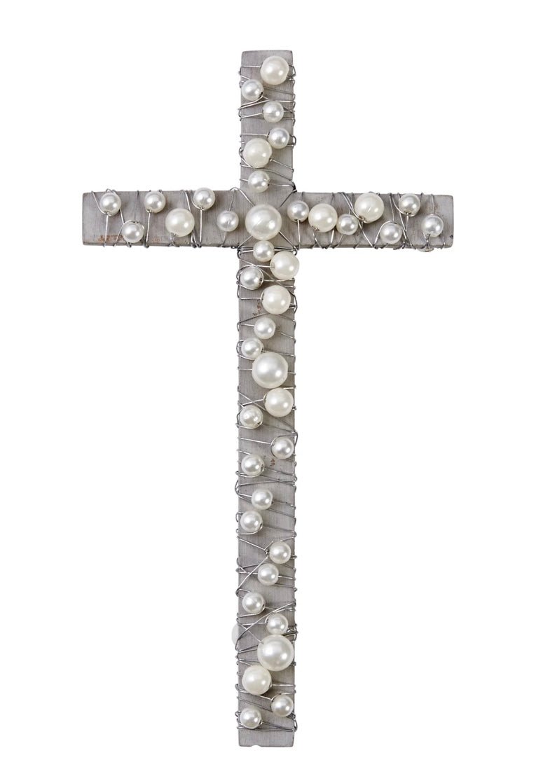 gray wood cross - Ballyhoo Boutique and Gift