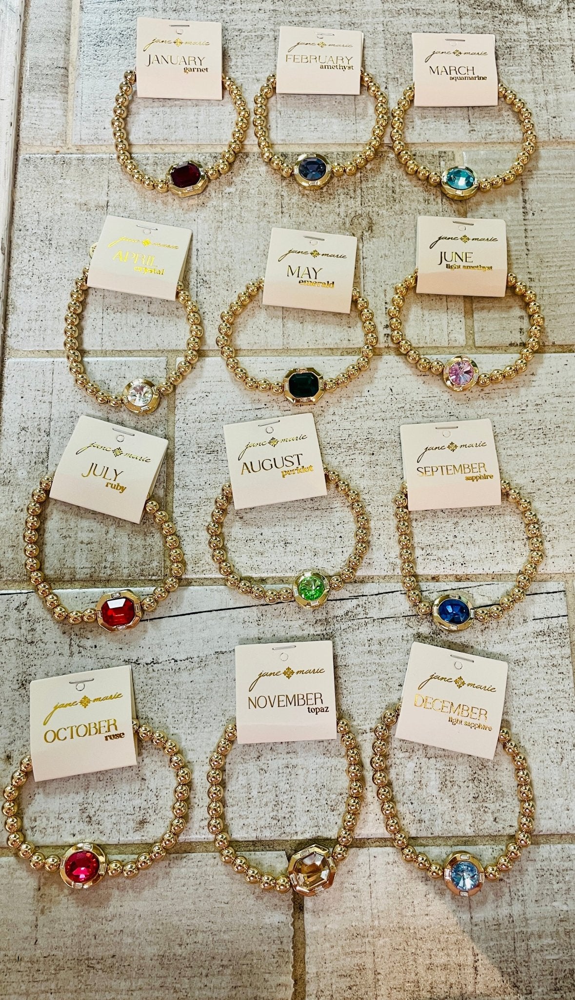 Happy Birthday Bracelets - Ballyhoo Boutique and Gift