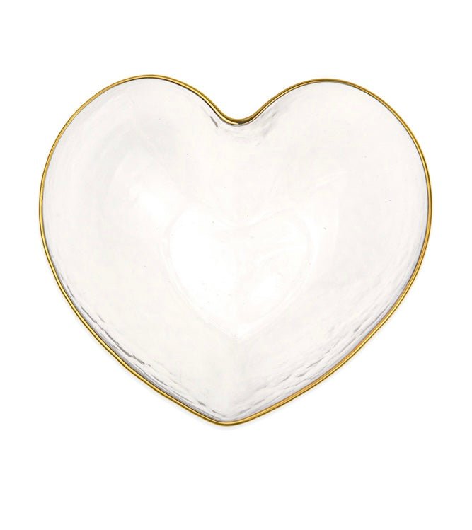 Heart Glass Bowl - Ballyhoo Boutique and Gift