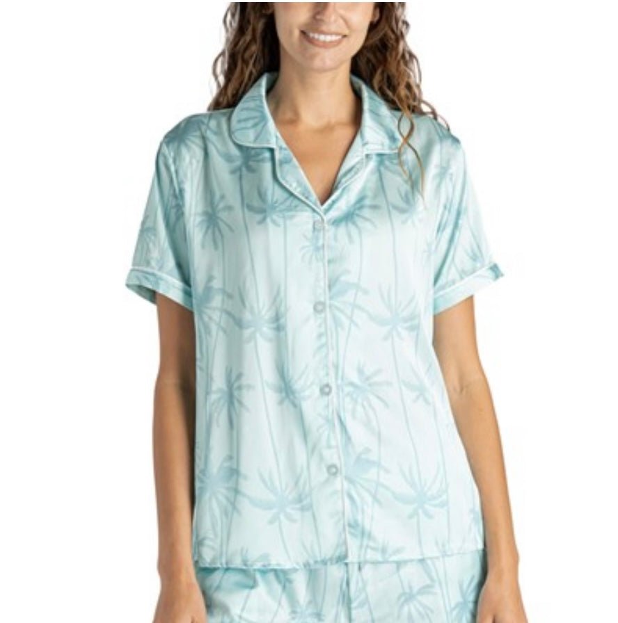 HM Satin PJ Top - Ballyhoo Boutique and Gift