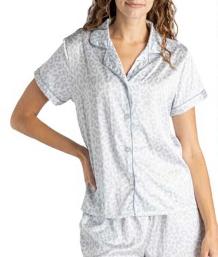 HM Satin PJ Top - Ballyhoo Boutique and Gift