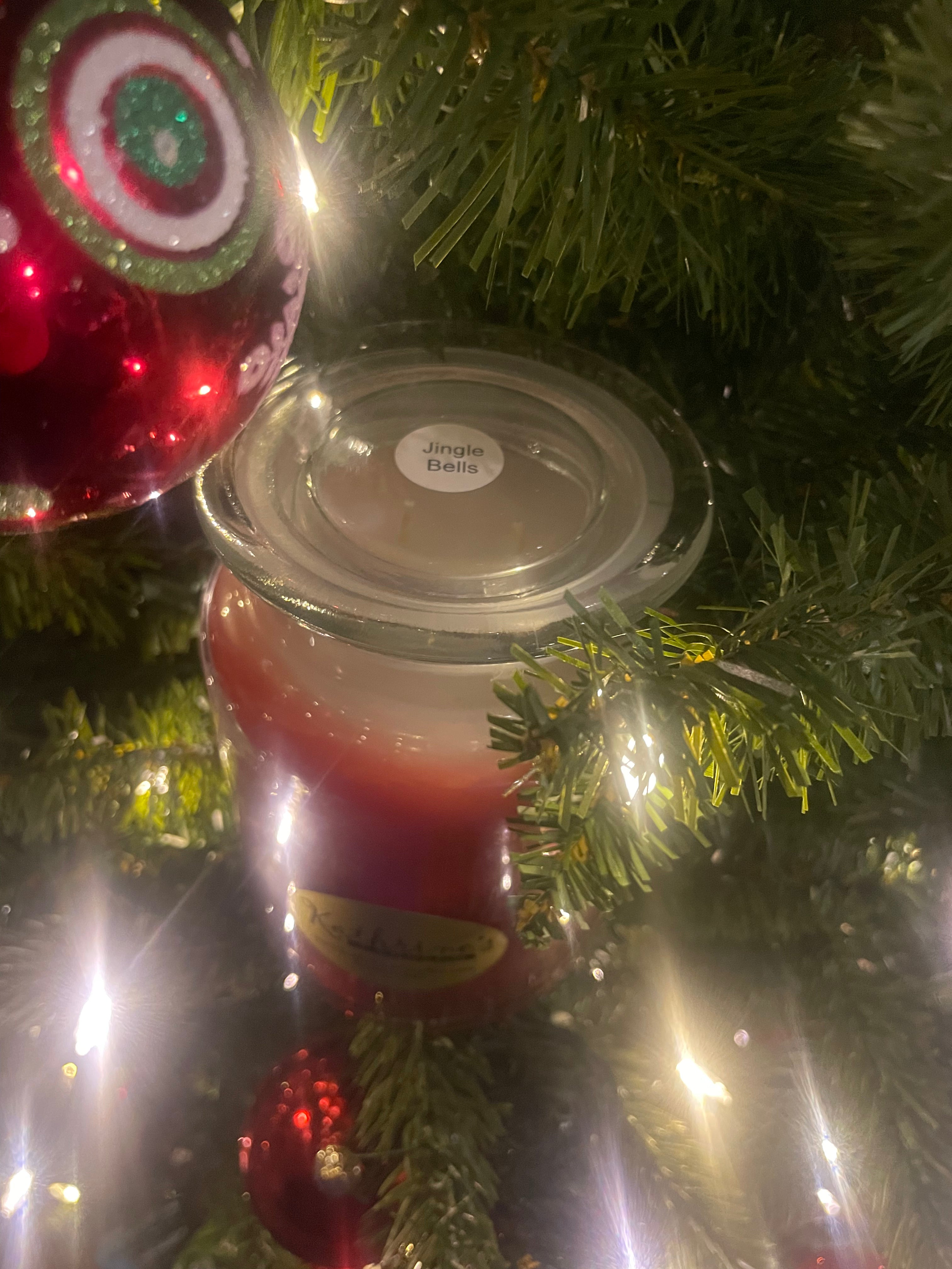 Katherines Jingle Bell Large Candle