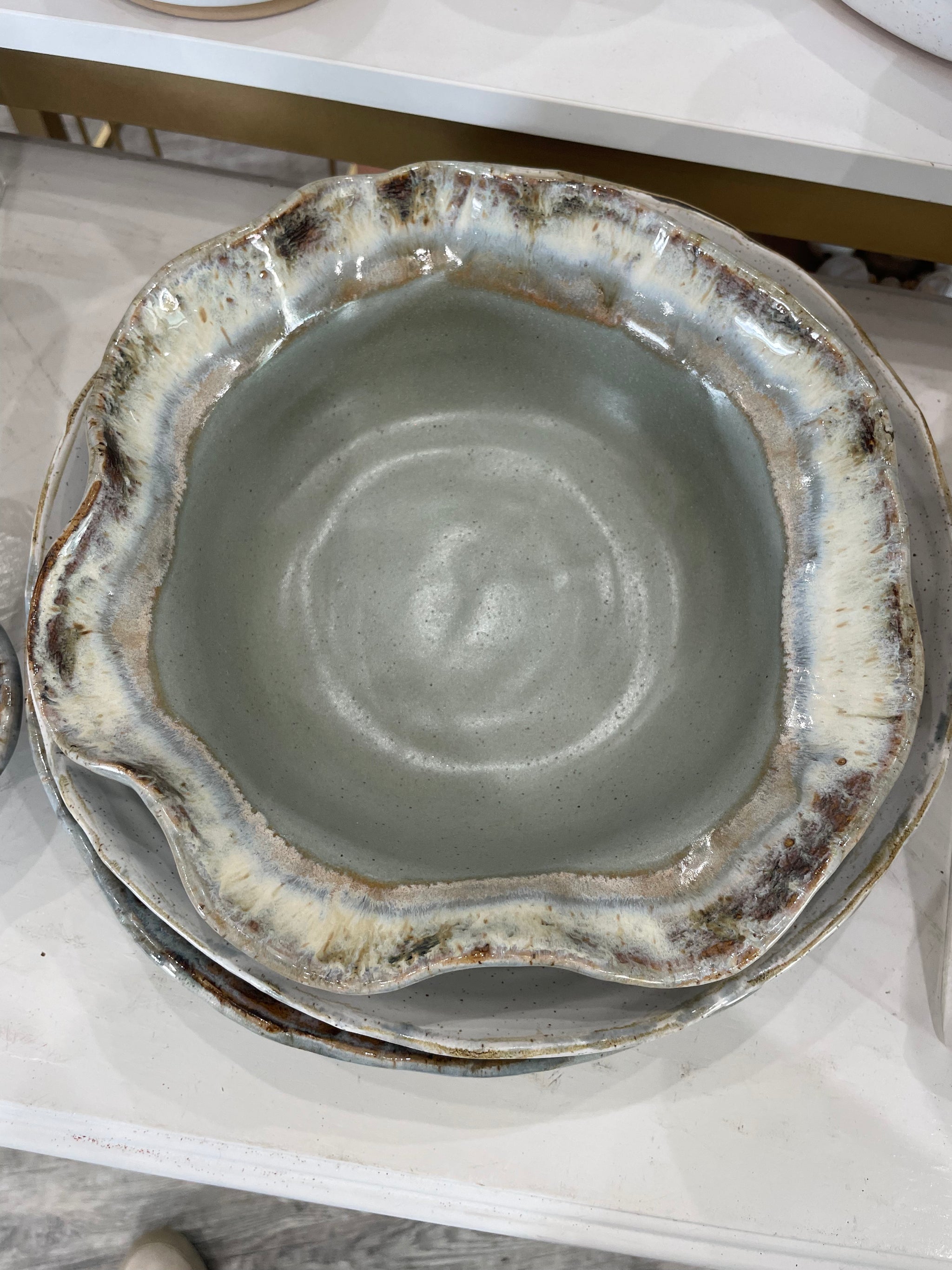 Peaceful w/ Lapis Accent Bowl