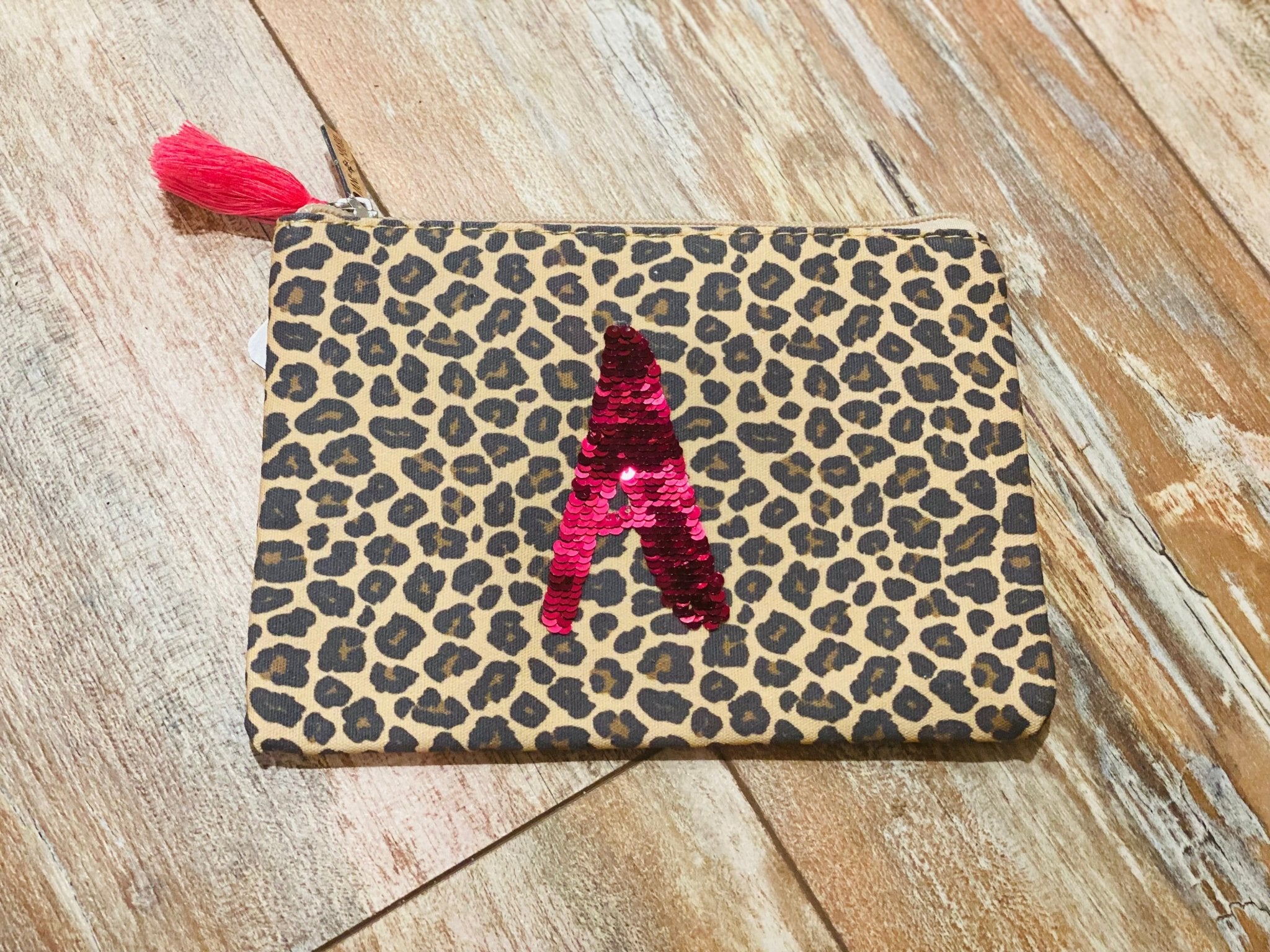 Kids Leopard Print Initial Bag - Ballyhoo Boutique and Gift