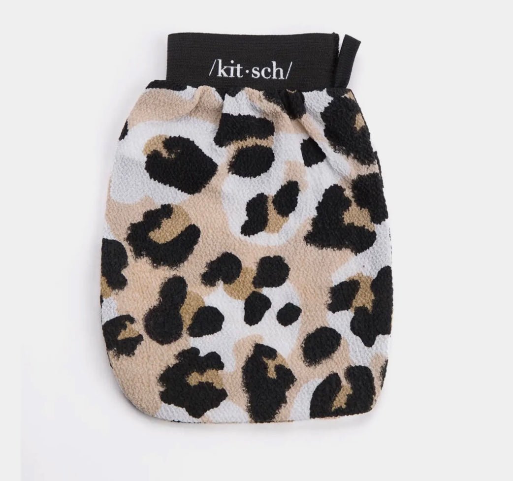Leopard Exfoliating Glove - Ballyhoo Boutique and Gift