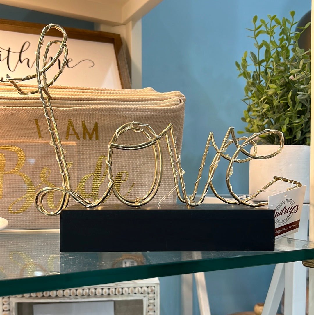 Light up Love Sign - Ballyhoo Boutique and Gift