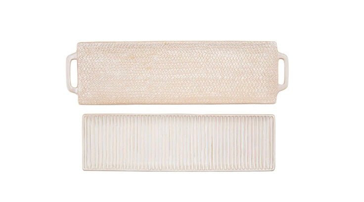 Long Nested Stoneware Trays - Ballyhoo Boutique and Gift