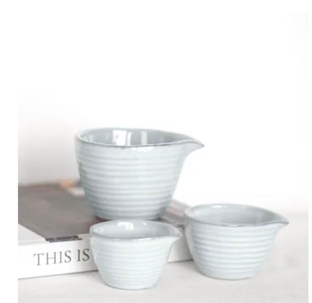 S/3 SMALL STONEWARE BOWLS - Ballyhoo Boutique and Gift