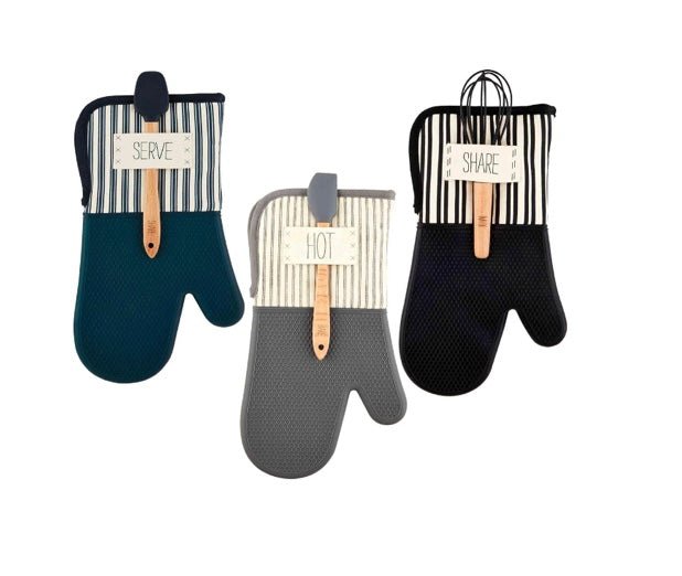 silicone oven mitt set - Ballyhoo Boutique and Gift