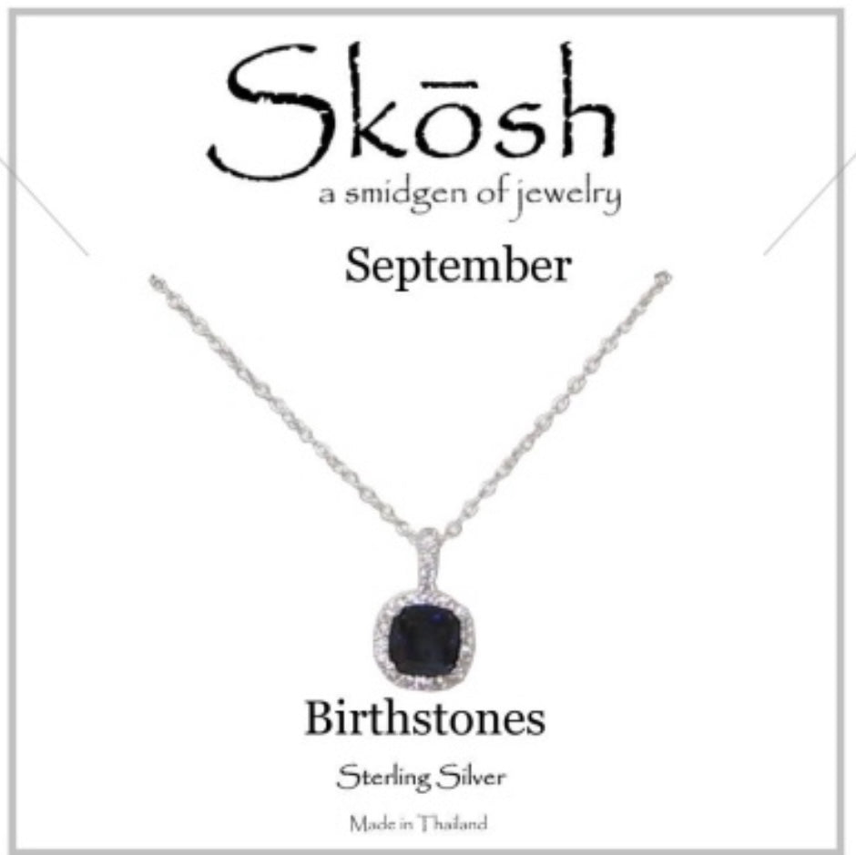 Skosh Birthstone Necklace - Ballyhoo Boutique and Gift