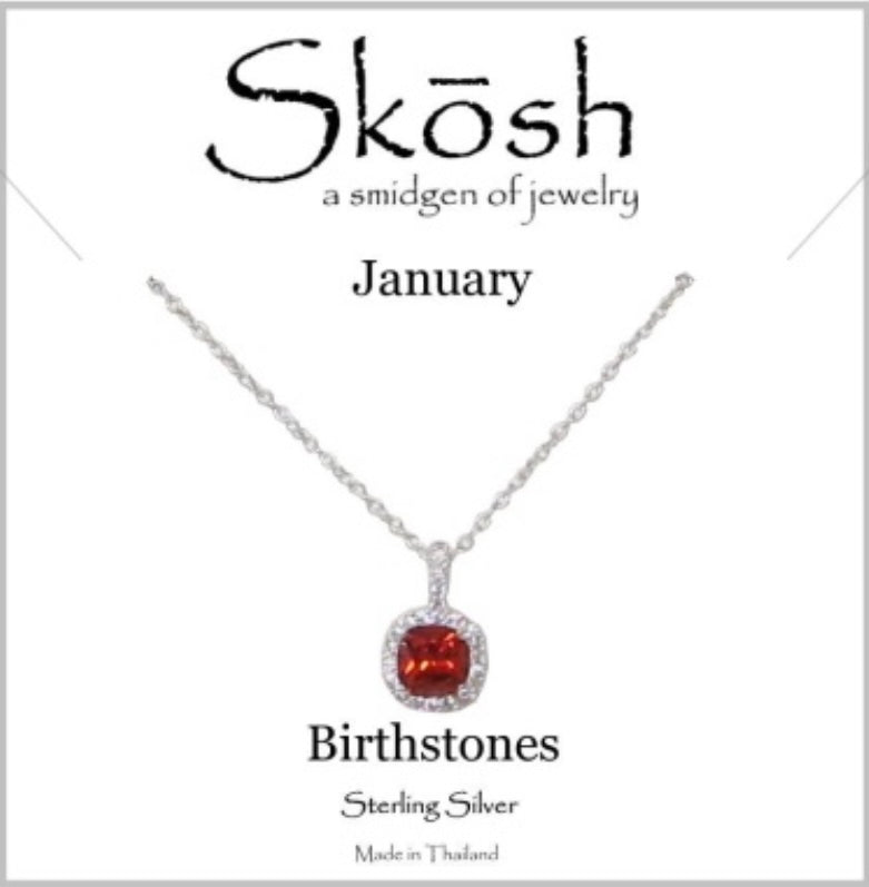 Skosh Birthstone Necklace - Ballyhoo Boutique and Gift