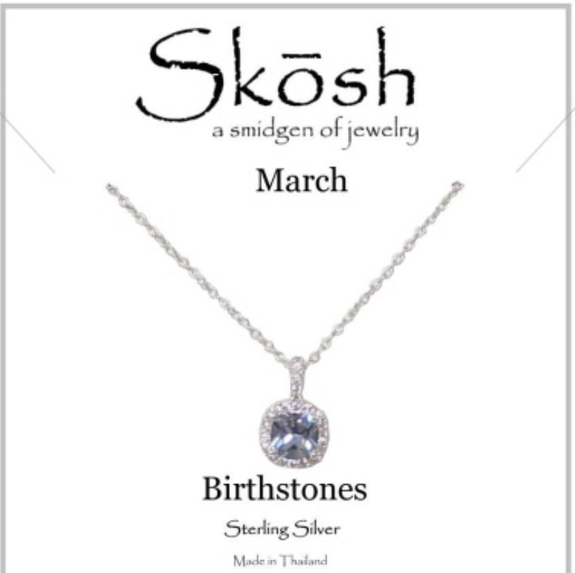 Skosh Birthstone Necklace - Ballyhoo Boutique and Gift