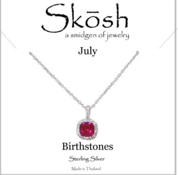 Skosh Birthstone Necklace - Ballyhoo Boutique and Gift