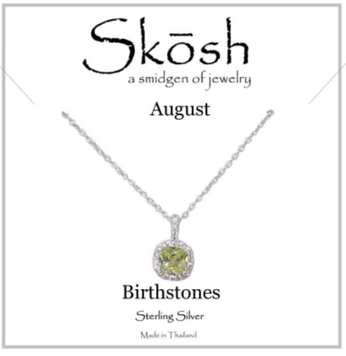 Skosh Birthstone Necklace - Ballyhoo Boutique and Gift