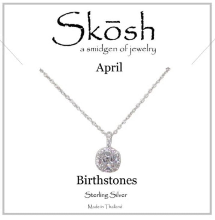 Skosh Birthstone Necklace - Ballyhoo Boutique and Gift