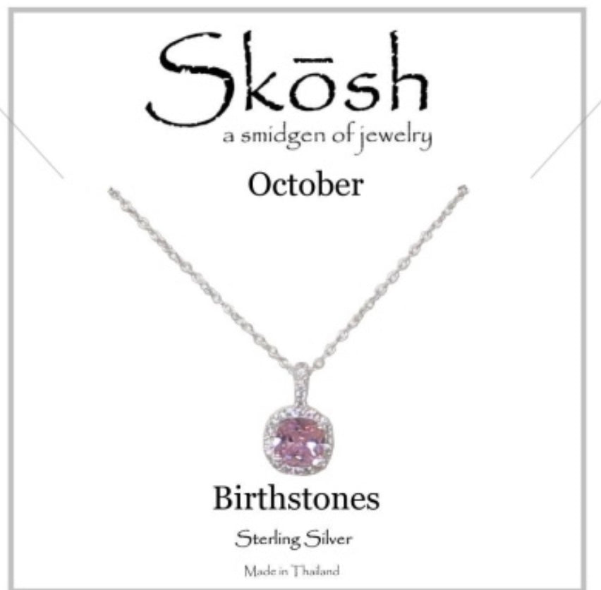 Skosh Birthstone Necklace - Ballyhoo Boutique and Gift