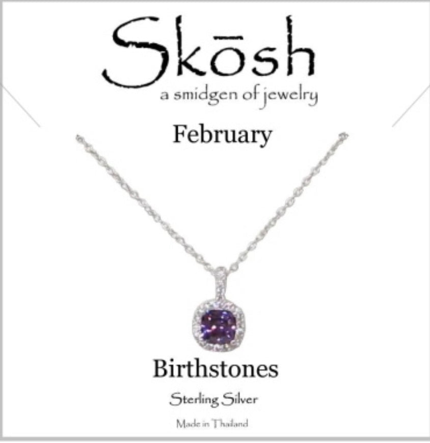 Skosh Birthstone Necklace - Ballyhoo Boutique and Gift