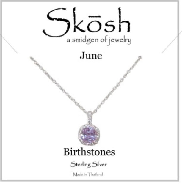 Skosh Birthstone Necklace - Ballyhoo Boutique and Gift