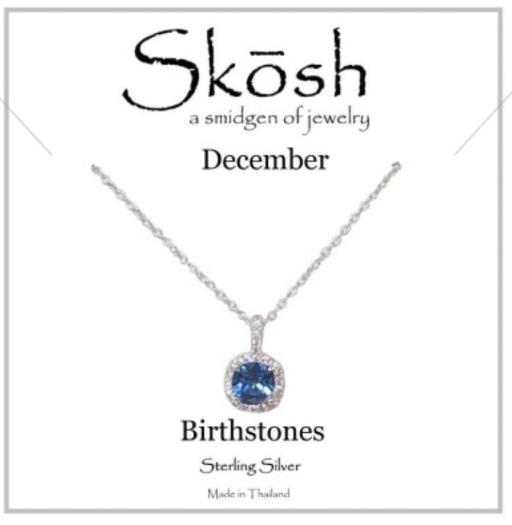 Skosh Birthstone Necklace - Ballyhoo Boutique and Gift