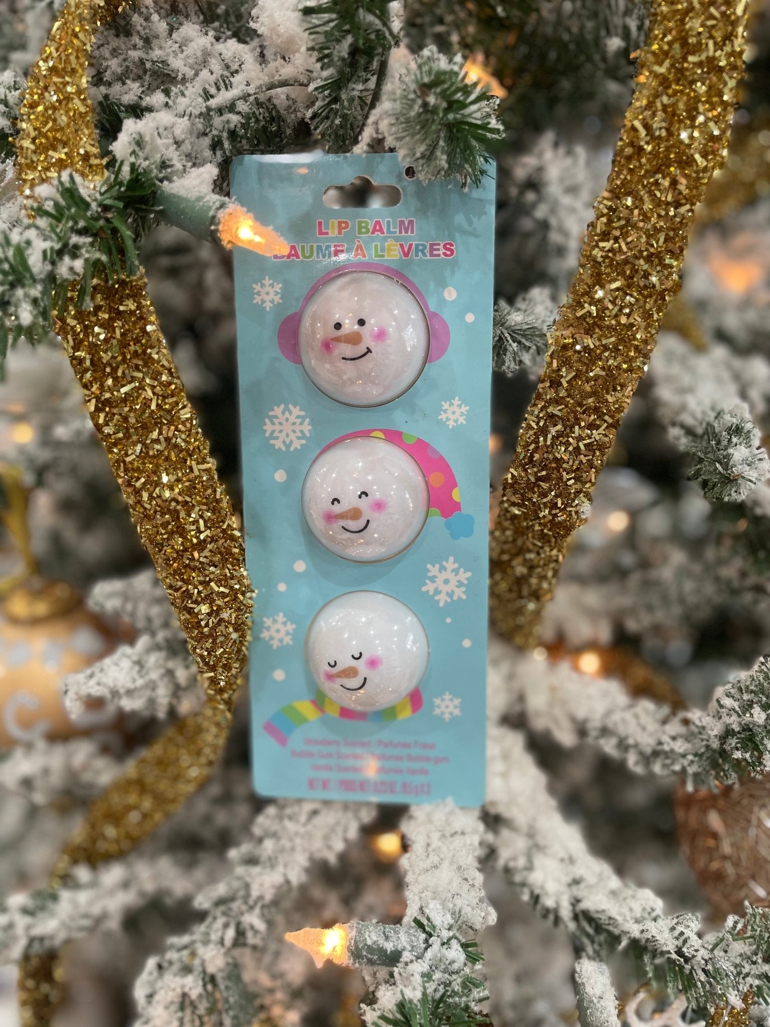 Snowman Lip Balm Spheres - Ballyhoo Boutique and Gift