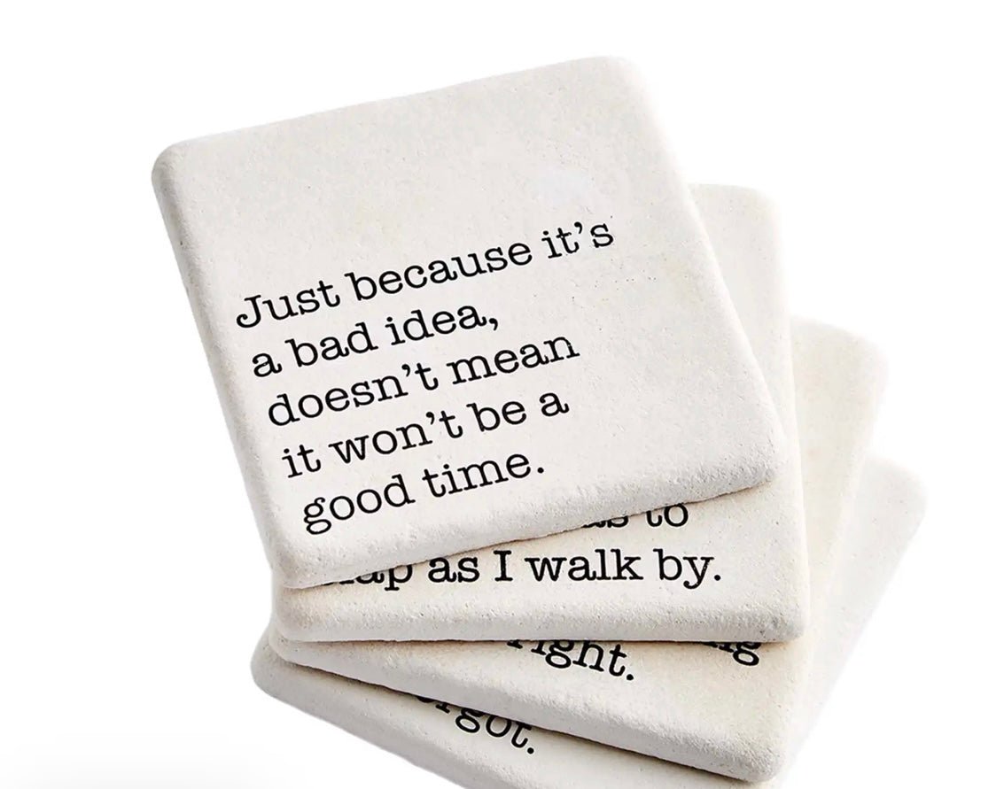stone coaster set - Ballyhoo Boutique and Gift