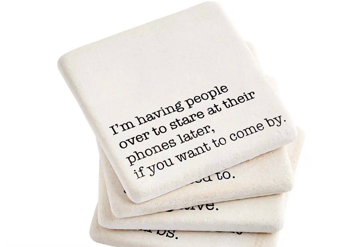 stone coaster set - Ballyhoo Boutique and Gift