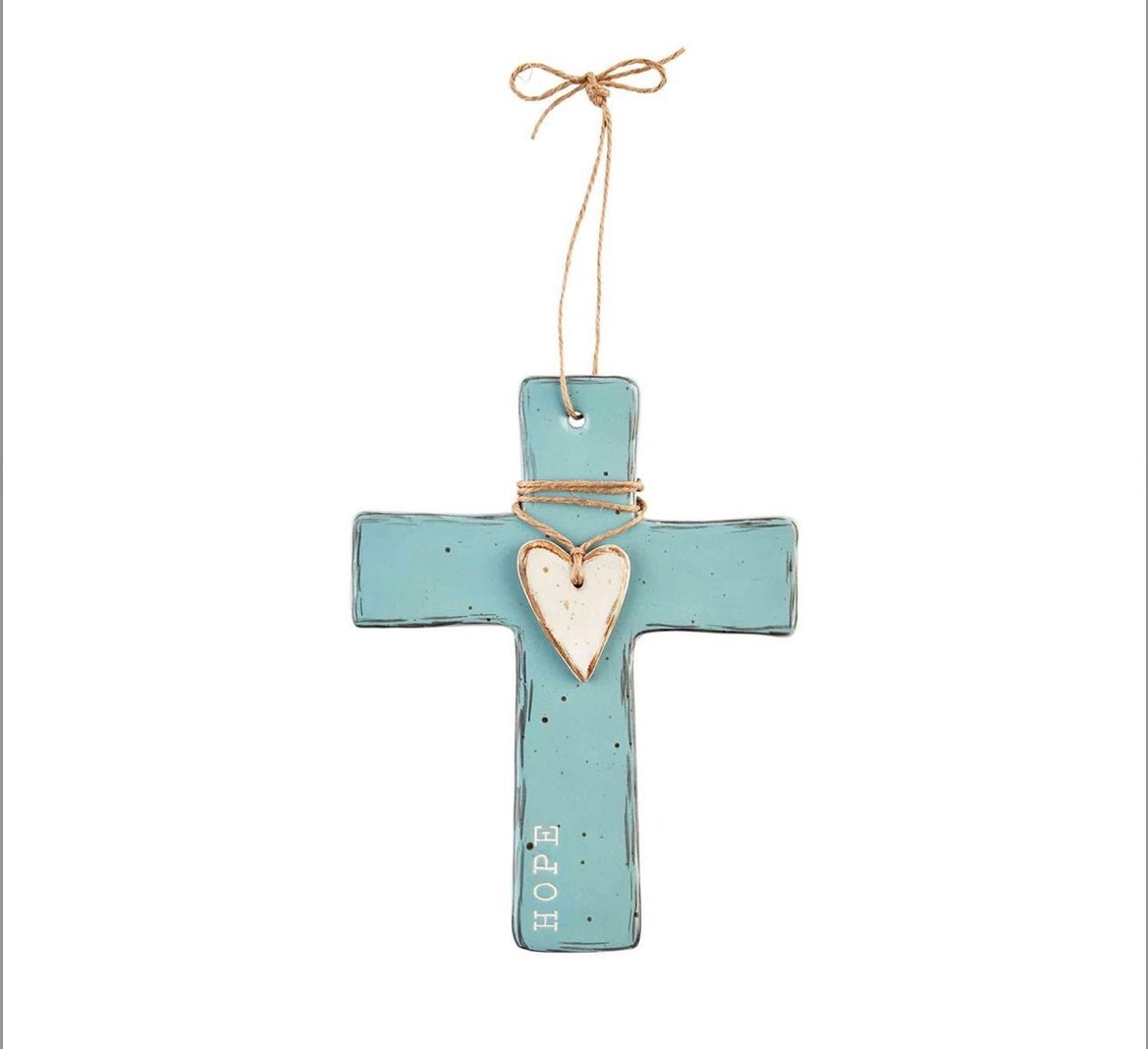 Stoneware Cross - Ballyhoo Boutique and Gift
